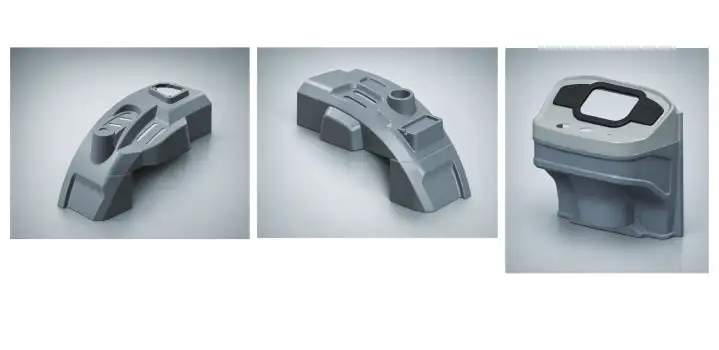 Tractor Control Panel ABS Trims
